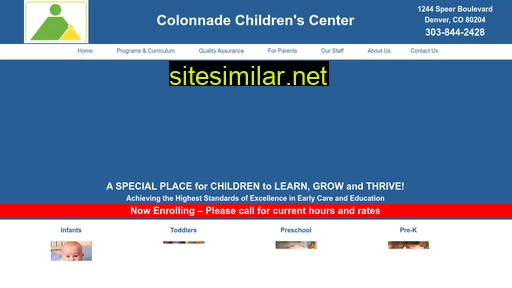 colonnadechildrenscenter.com alternative sites