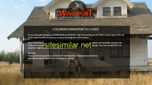 Coloradowingsport similar sites