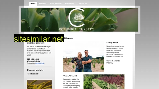 columbia-nursery.com alternative sites