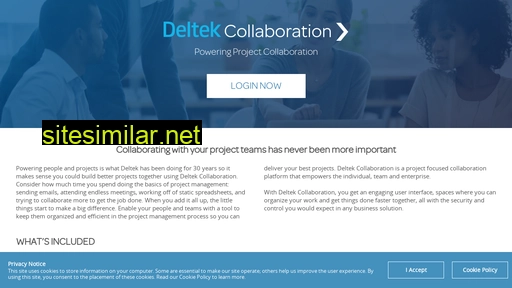collaborate.deltekfirst.com alternative sites