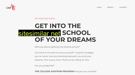 collegeauditionprogram.com alternative sites