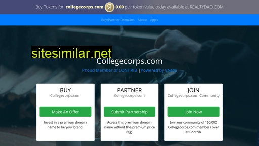 Collegecorps similar sites
