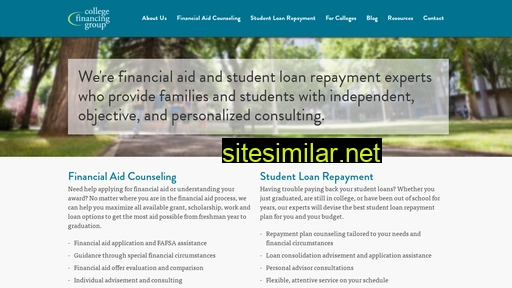 collegefinancinggroup.com alternative sites