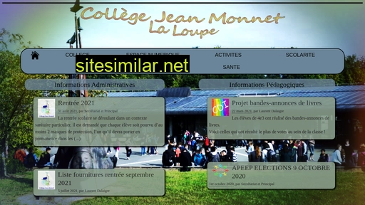 collegejeanmonnet.com alternative sites