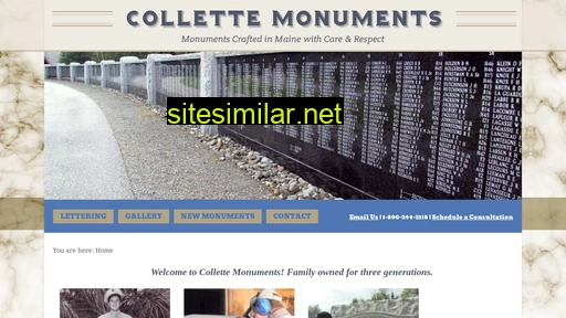 Collettemonuments similar sites