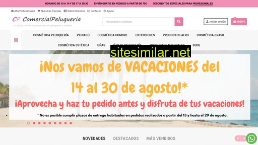 comercialpeluquerias.com alternative sites