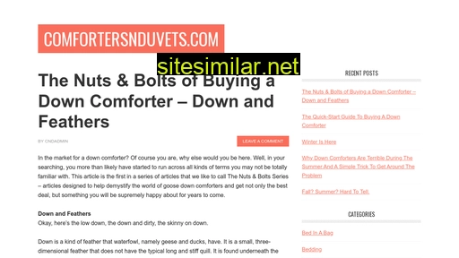 comfortersnduvets.com alternative sites