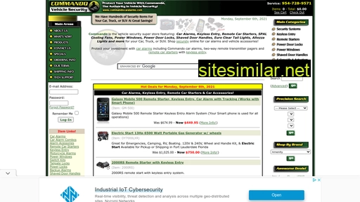 commandocaralarms.com alternative sites