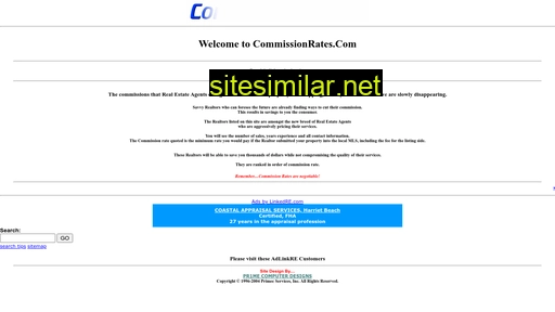 commissionrates.com alternative sites
