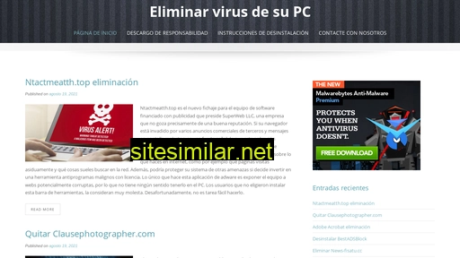 Comoeliminar-virus similar sites