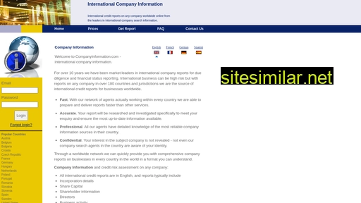 companyinformation.com alternative sites