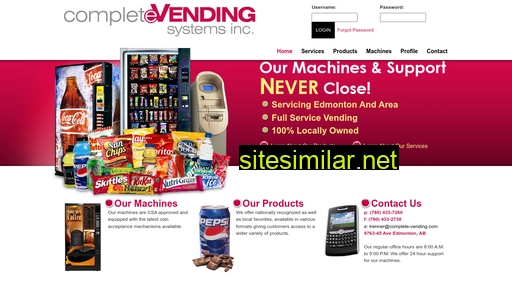 complete-vending.com alternative sites