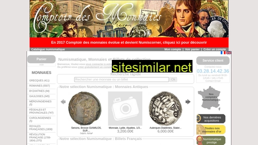 comptoir-des-monnaies.com alternative sites