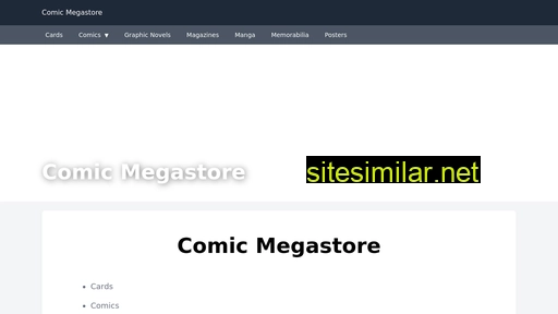 comicmegastore.com alternative sites