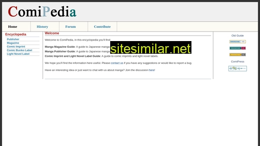 Comipedia similar sites