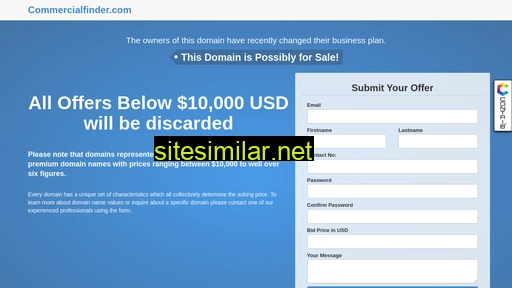 commercialfinder.com alternative sites