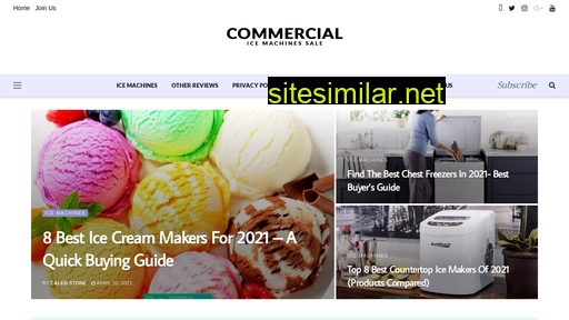 Commercialicemachinessale similar sites