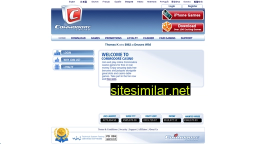 commodorecasino.com alternative sites