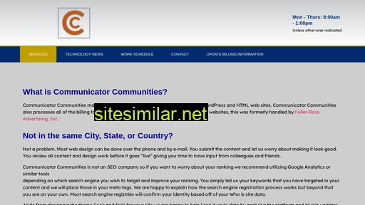 communicatorcommunities.com alternative sites
