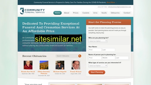 communityfuneralservice.com alternative sites