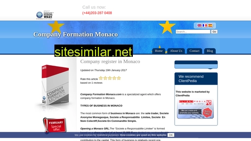companyformationmonaco.com alternative sites
