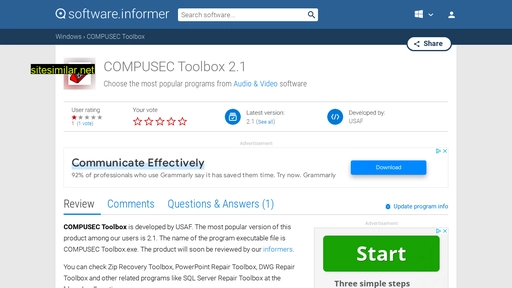 compusec-toolbox.software.informer.com alternative sites