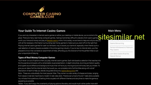 computercasinogames.com alternative sites