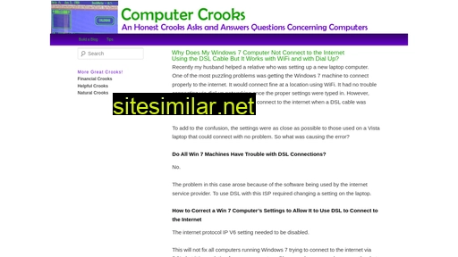 computercrooks.com alternative sites
