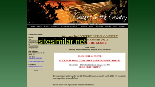 concertinthecountry.com alternative sites