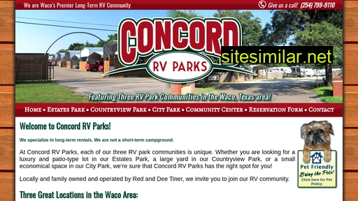 concordrvparks.com alternative sites