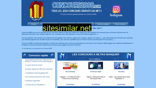 Concours2000 similar sites