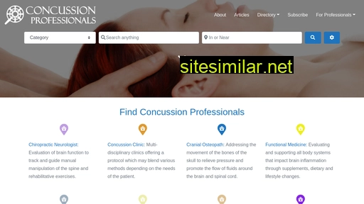concussionprofessionals.com alternative sites
