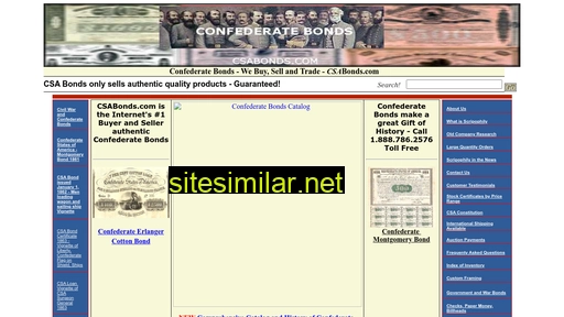 confederatebonds.com alternative sites
