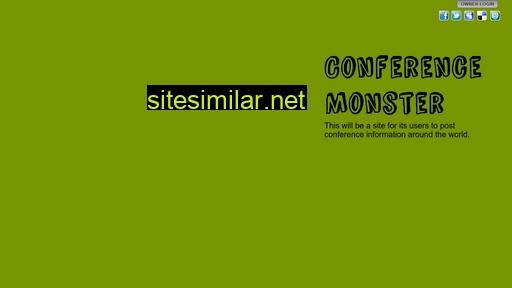 Conferencemonster similar sites