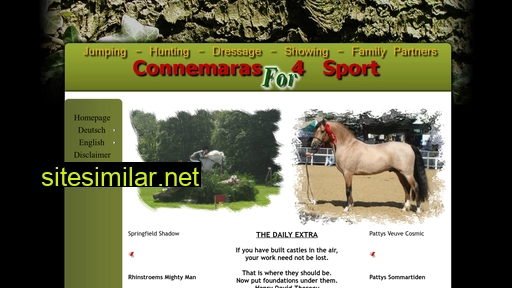 connemaras4sport.com alternative sites