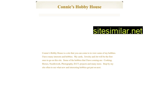 connieshobbyhouse.com alternative sites