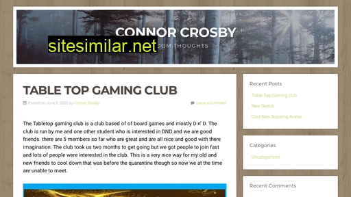 Connorcrosby similar sites