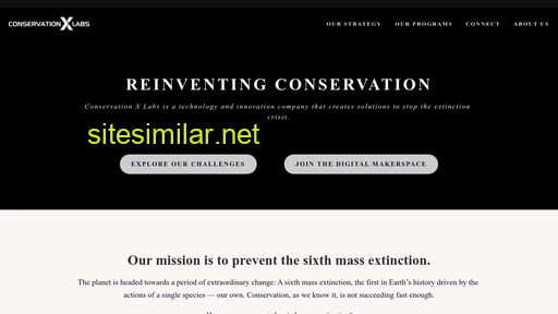 conservationxlabs.com alternative sites
