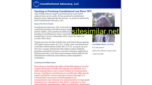 constitutionaladvocacy.com alternative sites