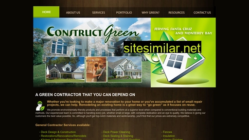 constructgreeninc.com alternative sites