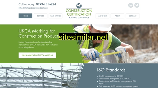 Construction-certification similar sites