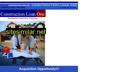 constructionloanone.com alternative sites