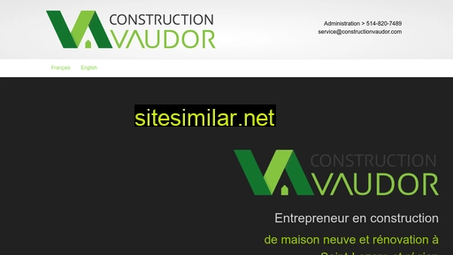 constructionvaudor.com alternative sites