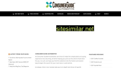 consumerguide.com alternative sites