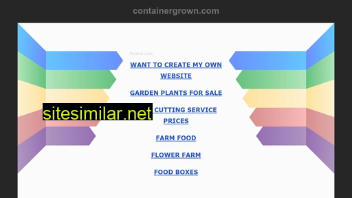 Containergrown similar sites