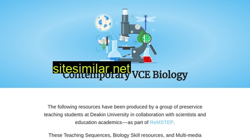 contemporaryvcebiology.com alternative sites