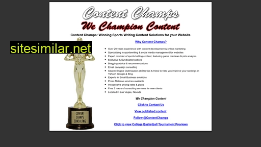 contentchampsconsulting.com alternative sites
