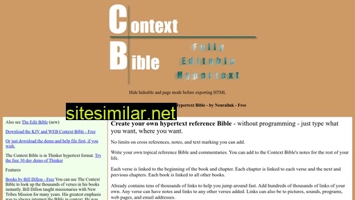 contextbible.com alternative sites