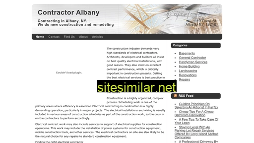 Contractoralbany similar sites