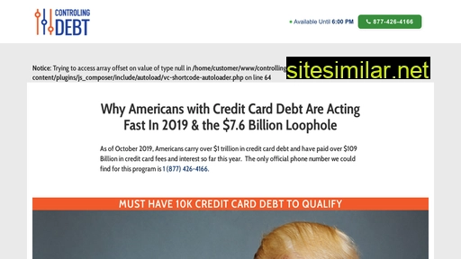 controllingdebt.com alternative sites